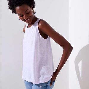 LOFT Lavender Heather Swing Tank